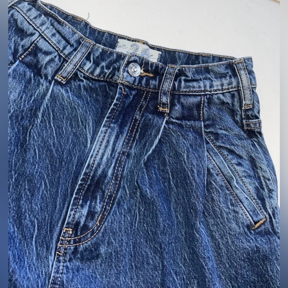Free People Relaxed Denim Boyfriend Jeans - Picture 2 of 10